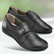 Chaussures de confort Helvesko : modèle Rada, noir