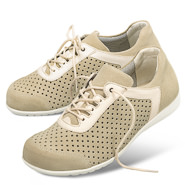 Chaussures de confort Helvesko : modèle Waida, beige