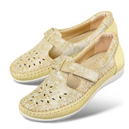 Chaussures de confort Helvesko : modèle Laurina, jaune