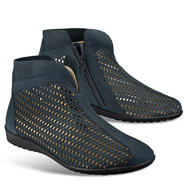 Chaussures de confort Helvesko : modle Ann, bleu fonc