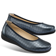 Chaussure confort LadySko : CLAUDETTE, bleu foncé