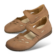 Chaussures de confort Helvesko : modèle Jule, marron