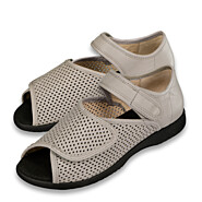 Chaussures de confort Helvesko : mod�le Globia, gris clair