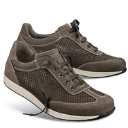 Chaussure confort Helvesko : DRIES, gris-marron