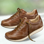 Chaussures de confort Helvesko : modèle Jos, marron