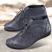 Chaussures de confort Helvesko : modèle Mabella, bleu