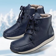 Chaussures de confort Helvesko : modle Jolana, bleu fonc