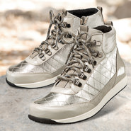 Chaussure confort Helvesko : PRITI, gris clair/argent