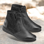 Chaussure confort LadySko : HILDE, noir