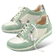 Chaussures de confort Helvesko : modle Davina, menthe/blanc