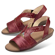Chaussure confort Helvesko : KITTY, bordeaux