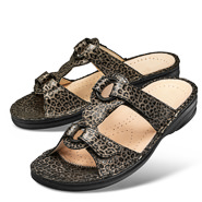 Chaussure confort LadySko : KYLE, mouchet/noir
