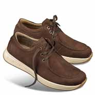 Chaussures de confort Helvesko : modle Casano, marron fonc