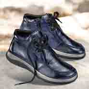 Chaussures de confort Helvesko : modle Tuda, bleu fonc