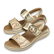 Chaussures de confort Helvesko : mod�le Geza, coloris or