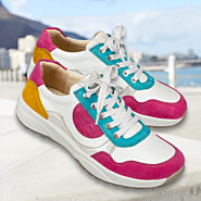 Chaussures de confort Helvesko : mod�le Toulon, blanc multi