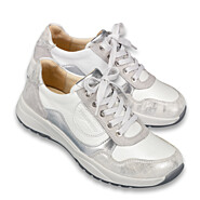 Chaussures de confort Helvesko : mod�le Toulon, blanc/argent