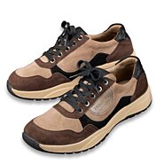 Chaussures de confort Helvesko : mod�le Toulon, marron/beige