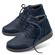 Chaussures de confort Helvesko : modèle Paulette, bleu