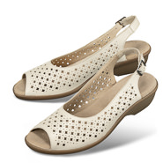 Chaussures de confort LadySko : modèle Ferna, blanc