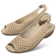 Chaussures de confort LadySko : modle Ferna, beige