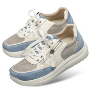 Chaussure confort Helvesko : SILKA, gris/bleu