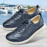 Chaussures de confort Helvesko : modle Milna, bleu