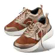 Chaussures de confort Helvesko : modle Glow, marron