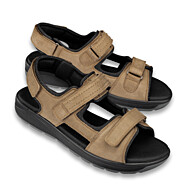 Chaussures de confort Helvesko : mod�le Samuel, marron