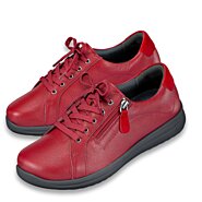 Chaussures de confort Helvesko : mod�le Sali, rouge