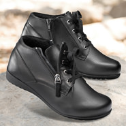 Chaussures de confort Helvesko : modle Manona, noir