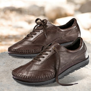 Chaussures de confort Helvesko : modle Bodo, marron fonc