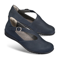 Chaussures de confort Helvesko : modèle Philine, bleu foncé