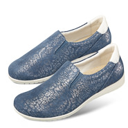 Chaussures de confort Helvesko : modle Polly, bleu