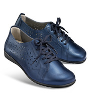 Chaussure confort Helvesko : LAURENTIA, bleu foncé