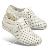 Chaussures de confort Helvesko : modèle Alexa, blanc