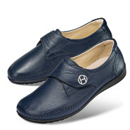 Chaussures de confort Helvesko : modèle Jona, bleu foncé