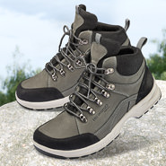 Chaussures de confort Helvesko : modèle Kitz Tex, noir/gris