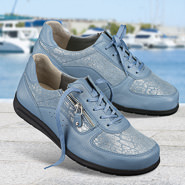 Chaussures de confort Helvesko : modèle Aleda, bleu
