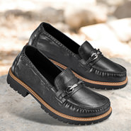 Chaussures de confort Helvesko : mod�le Aria, noir