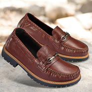 Chaussures de confort Helvesko : mod�le Aria, marron