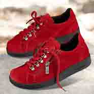 Chaussures de confort Helvesko : modle Donta, rouge