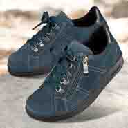 Chaussures de confort Helvesko : modle Donta, bleu fonc
