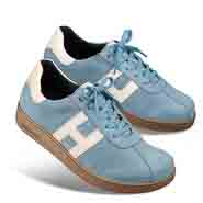 Chaussures de confort Helvesko : modle Newport, bleu clair