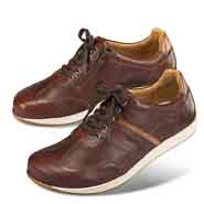 Chaussures de confort Helvesko : modle Claus, marron fonc
