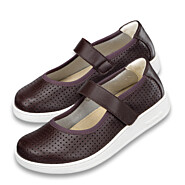 Chaussures de confort Helvesko : mod�le Sileva, bordeaux
