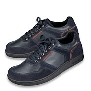 Chaussures de confort Helvesko : mod�le Lex, bleu fonc�