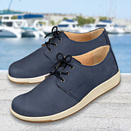Chaussures de confort Helvesko : mod�le Evano, bleu fonc�