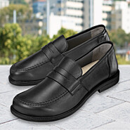 Chaussures de confort Helvesko : mod�le Lucas, noir