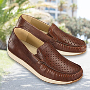 Chaussures de confort Helvesko : mod�le Laurent, marron